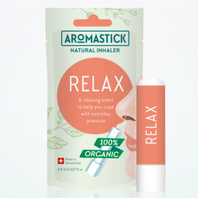 AromaStick RELAX relaksējoša šņaucamā tabaka - deguna inhalators, 0,8 ml