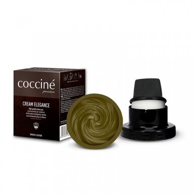 Batų tepalas su kempinėle ALYVUOGIŲ ŽALIOS spalvos Nr. 331 Coccine, 50 ml
