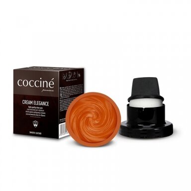 Batų tepalas su kempinėle ORANŽINĖS spalvos Nr. 351 Coccine, 50 ml Batų tepalas su kempinėle ORANŽINĖS spalvos Nr. 351 Coccine, 50 ml