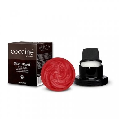Batų tepalas su kempinėle RAUDONOS spalvos Nr. 26 Coccine, 50 ml
