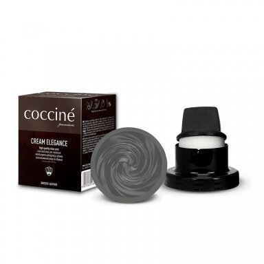 Batų tepalas su kempinėle TAMSIAI PILKOS spalvos Nr. 211 Coccine, 50 ml Batų tepalas su kempinėle TAMSIAI PILKOS spalvos Nr. 211 Coccine, 50 ml