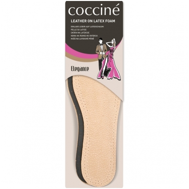 Thin leather insole with activated carbon Coccine, 35-46d. 1 pair 1