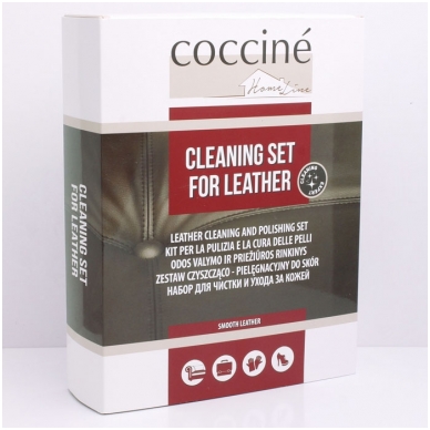 Ādas tīrīšanas un kopšanas līdzekļu komplekts Coccine 2