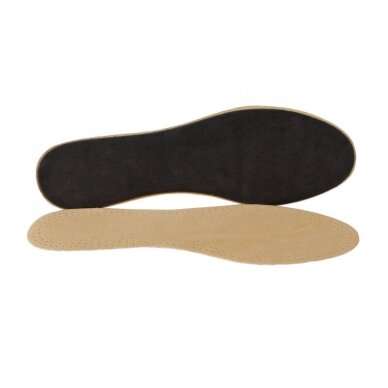 Thin leather insole with activated carbon Coccine, 35-46d. 1 pair