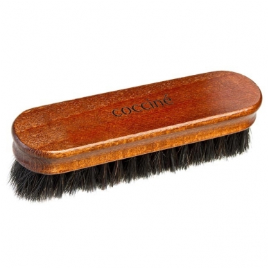 Shoe brush made of synthetic and horse hair Coccine, 12 cm 3