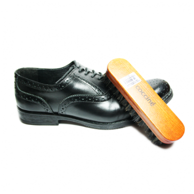 Shoe brush made of synthetic and horse hair Coccine, 12 cm 6