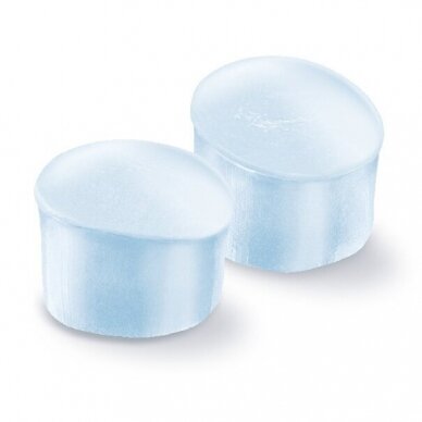 QUIES protective earplugs made of clear silicone, 3 pairs 1