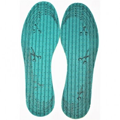 Coccine latex insole with aloe vera extract, 35-46 d. 2 pcs.